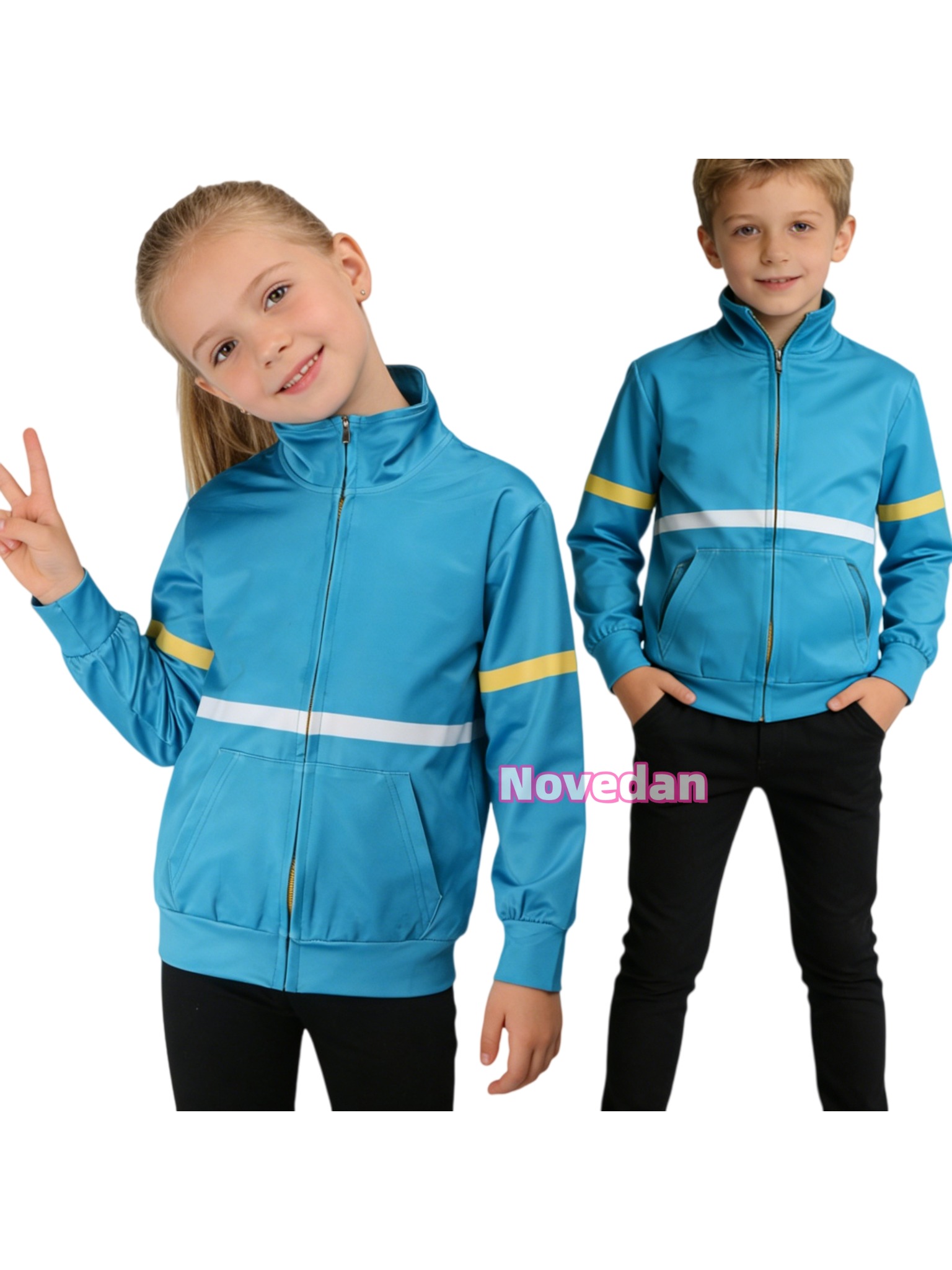 Embroidery Zip Up Hoodie - Costume Cosplay Max Mayfield del Film