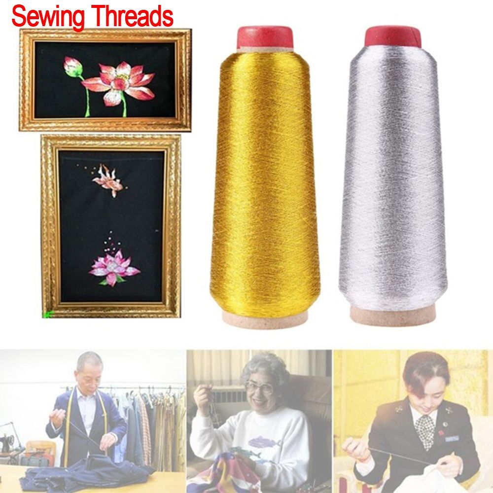 Embroidery Floss - Filo da ricamo oro/argento filo a