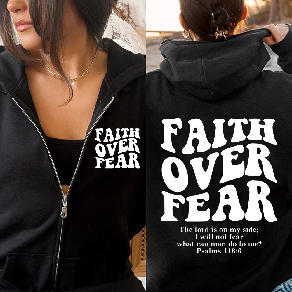 Embroidery Zip Up Hoodie - Felpa con Cappuccio e Zip per