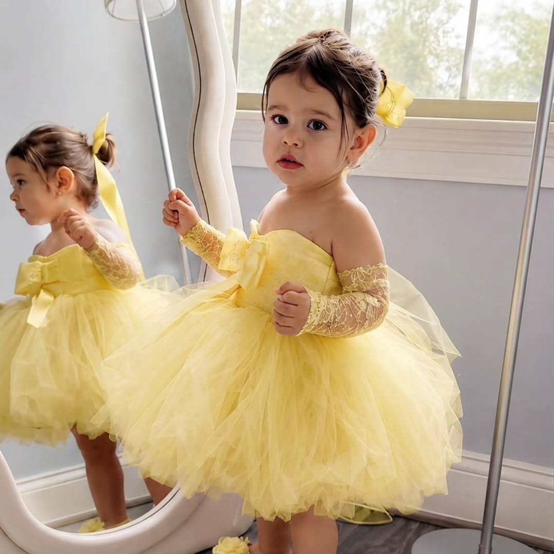 Abito da damigella d'onore gia - Embroidery Yellow Dress recensione e prezzo