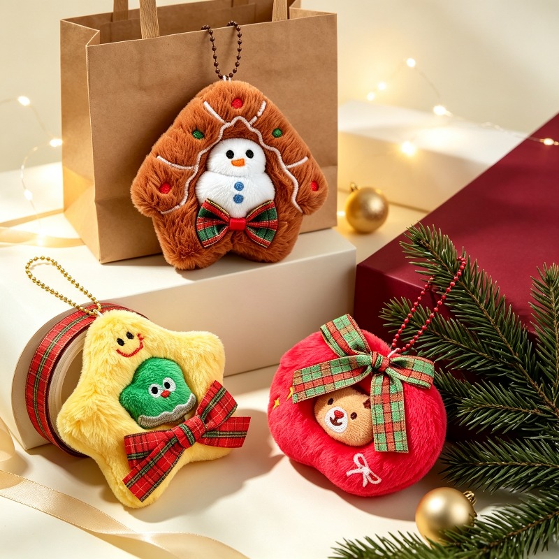 Set di 3 Decorazioni Natalizie - Embroidery Xmas Ornaments recensione e prezzo