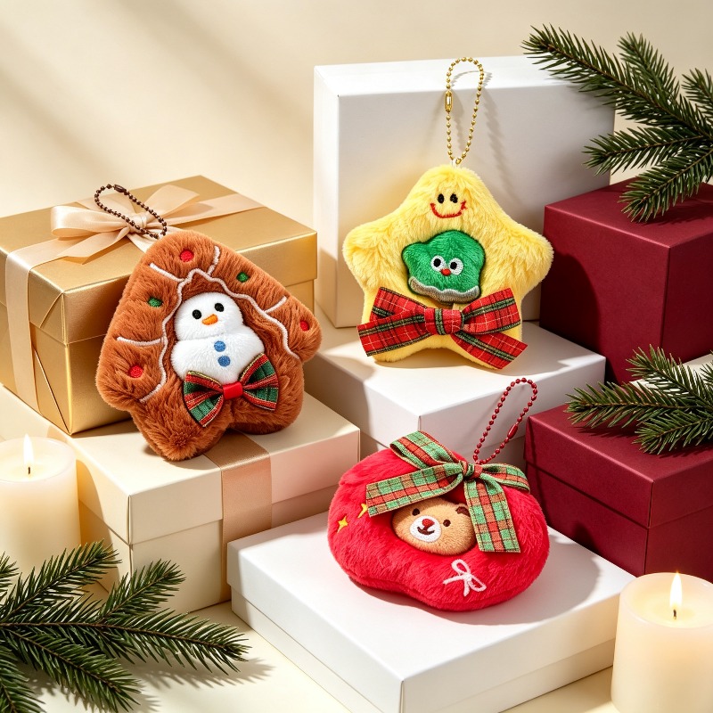 Set di 3 Decorazioni Natalizie - Embroidery Xmas Ornaments recensione e prezzo