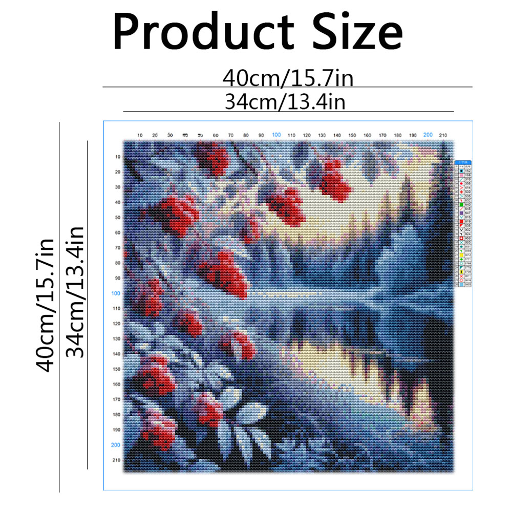 Set di ricamo a punto croce 11 - Embroidery Rose Stitch recensione e prezzo
