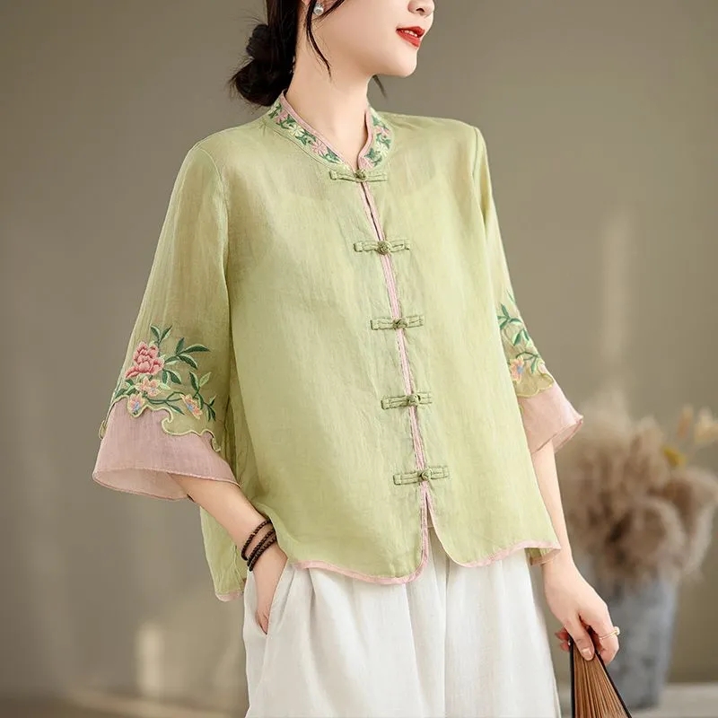 Camicia estiva in cotone e can - Embroidery Cardigan recensione e prezzo