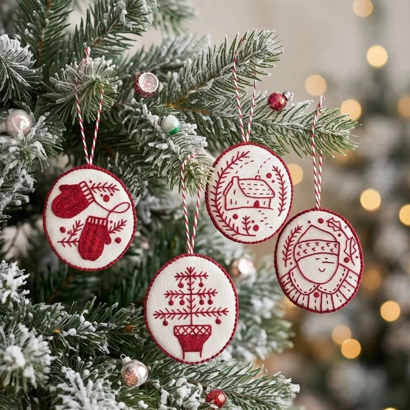 Kit di Ricamo Natalizio per Pr - Embroidery Xmas Ornaments recensione e prezzo