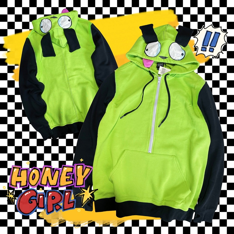 Anime Invader Costume Cosplay  - Embroidery Zip Up Hoodie recensione e prezzo