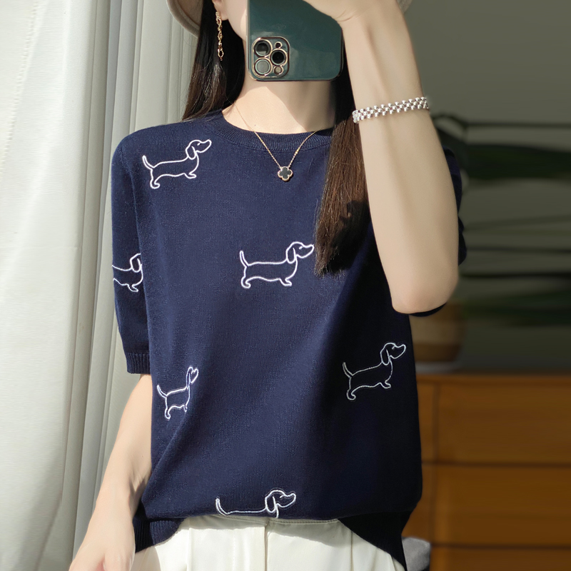 2024 maglione a maniche corte  - Embroidery Vest recensione e prezzo