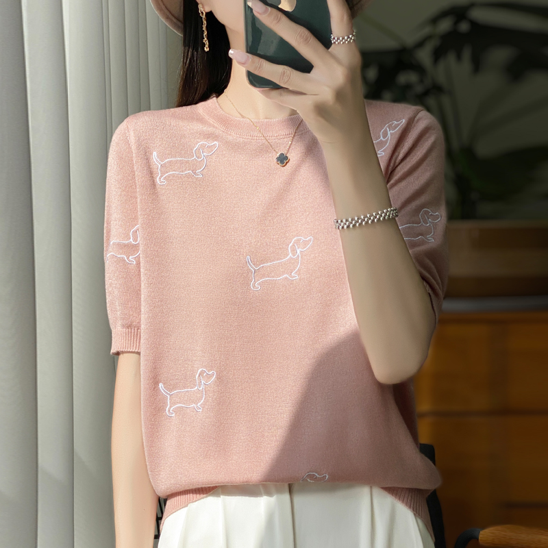 2024 maglione a maniche corte  - Embroidery Vest recensione e prezzo