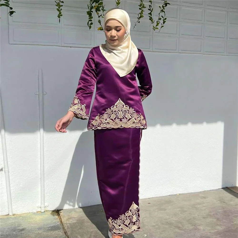 Set di Abaya a Due Pezzi alla  - Embroidery Baju recensione e prezzo