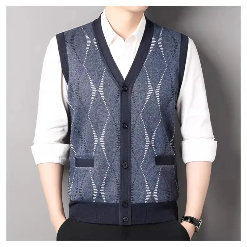 Gilet maglione Cardigan da uom - Embroidery Vest recensione e prezzo