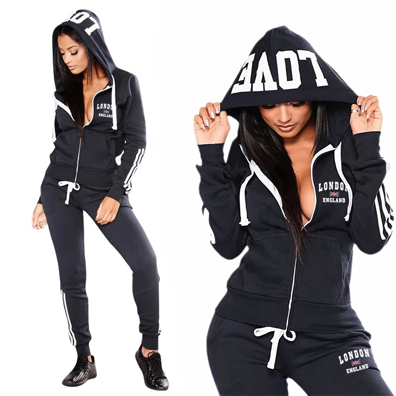 Sport Casual Quotidiano Tuta d - Embroidery Zip Up Hoodie recensione e prezzo