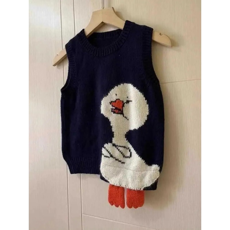 Maglione coreano sciolto stile - Embroidery Vest recensione e prezzo