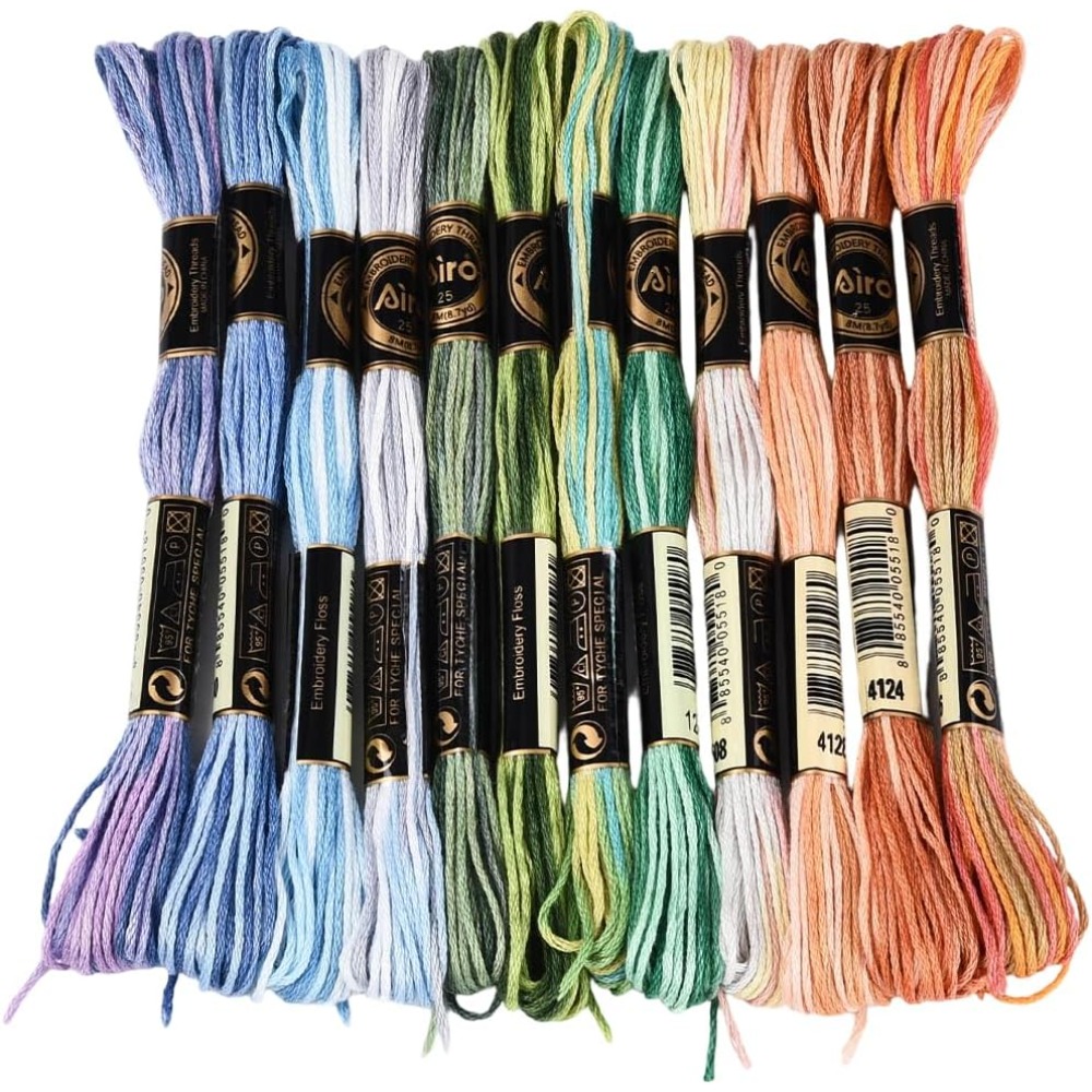 12 Gomitoli 105 Iarde Filo da  - Embroidery Floss recensione e prezzo