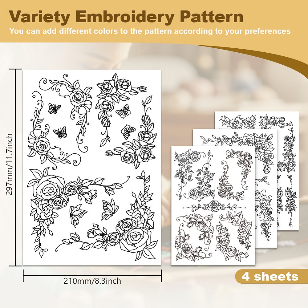 38 Pezzi di Stabilizzatori per - Embroidery Rose Stitch recensione e prezzo