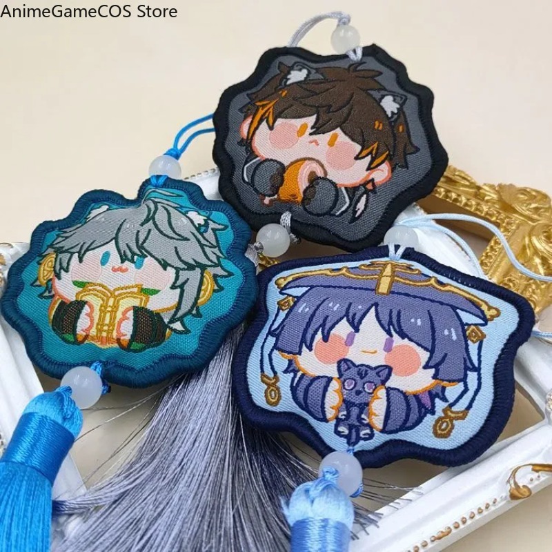 Anime Genshin Impact Tartaglia - Embroidery Xmas Ornaments recensione e prezzo