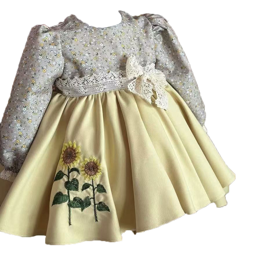 Abito da ballo principessa spa - Embroidery Yellow Dress recensione e prezzo