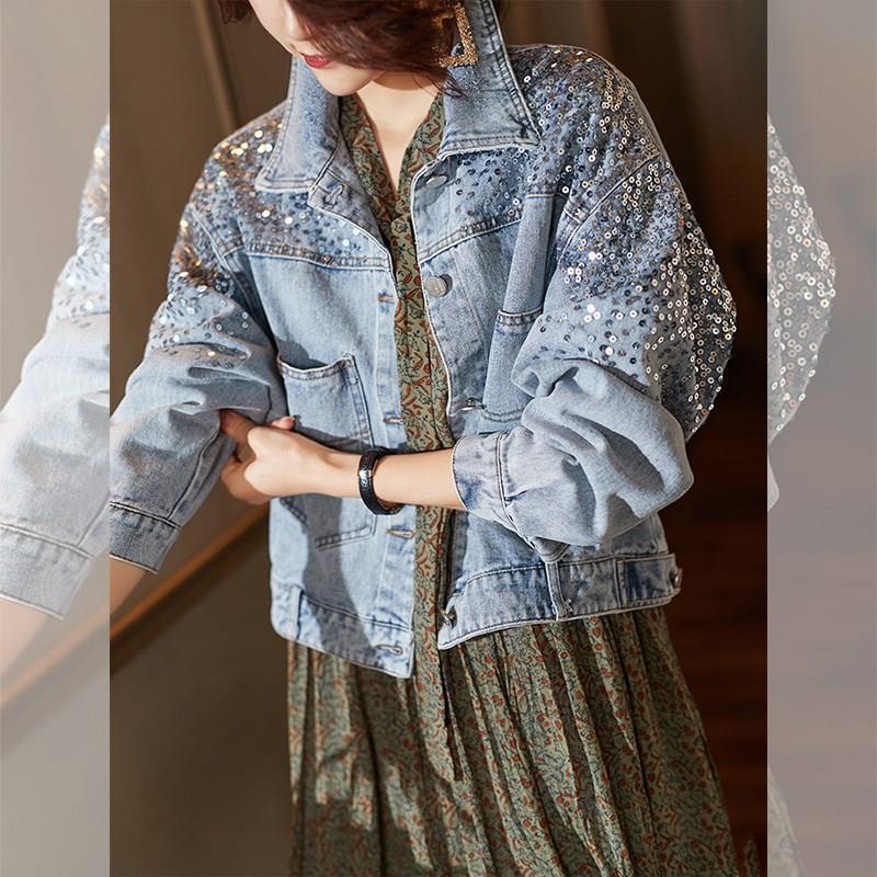 Giacca di jeans da donna Bling - Embroidery Vest recensione e prezzo