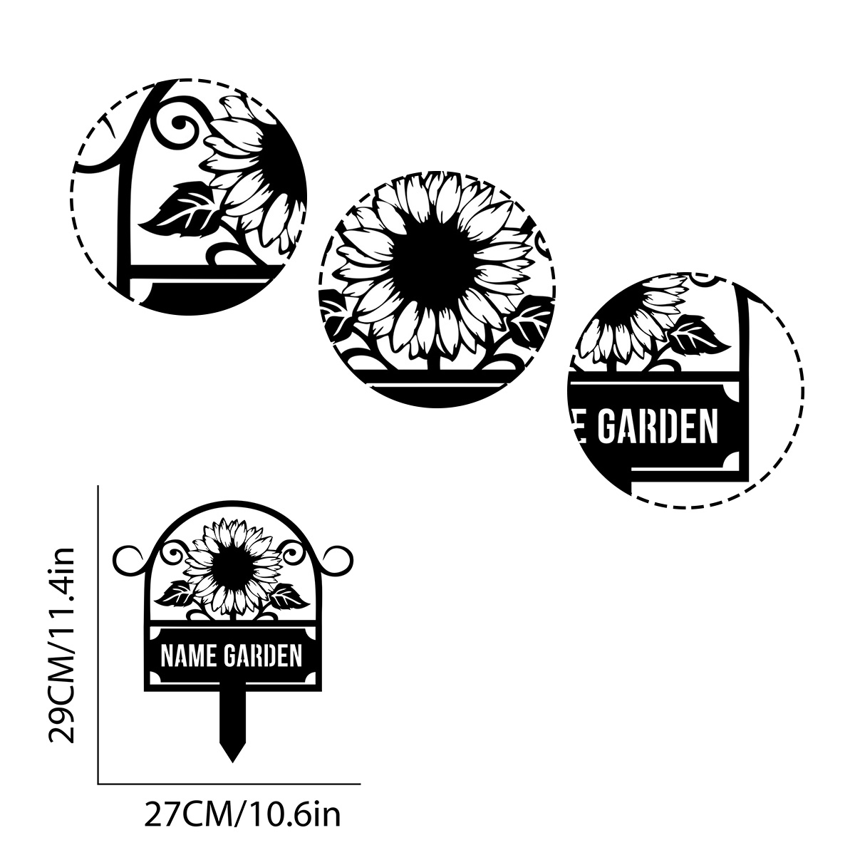 Cartello da giardino in metall - Embroidery Garden recensione e prezzo
