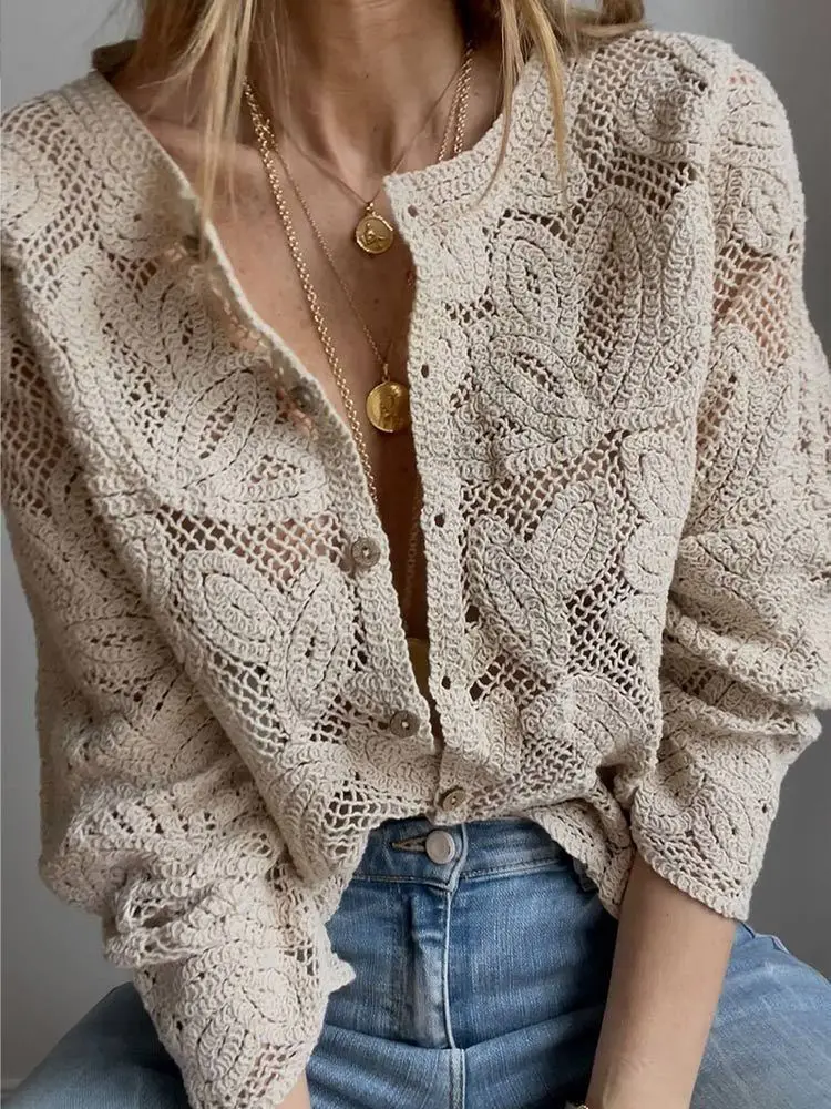 Camicie da donna in maglia all - Embroidery Cardigan recensione e prezzo