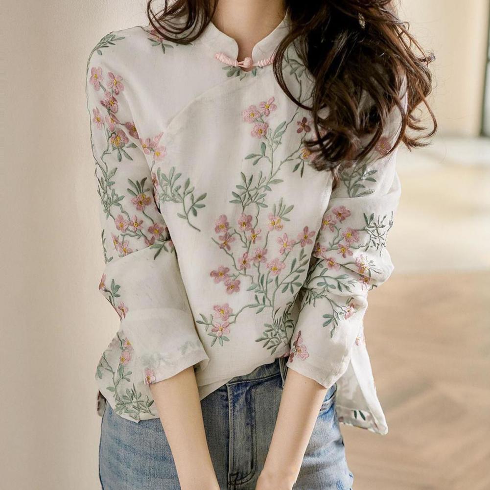 Camicia da donna Camicia cheon - Embroidery Cardigan recensione e prezzo