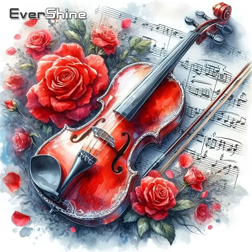 Evershine pittura diamante fai - Embroidery Rose Stitch recensione e prezzo