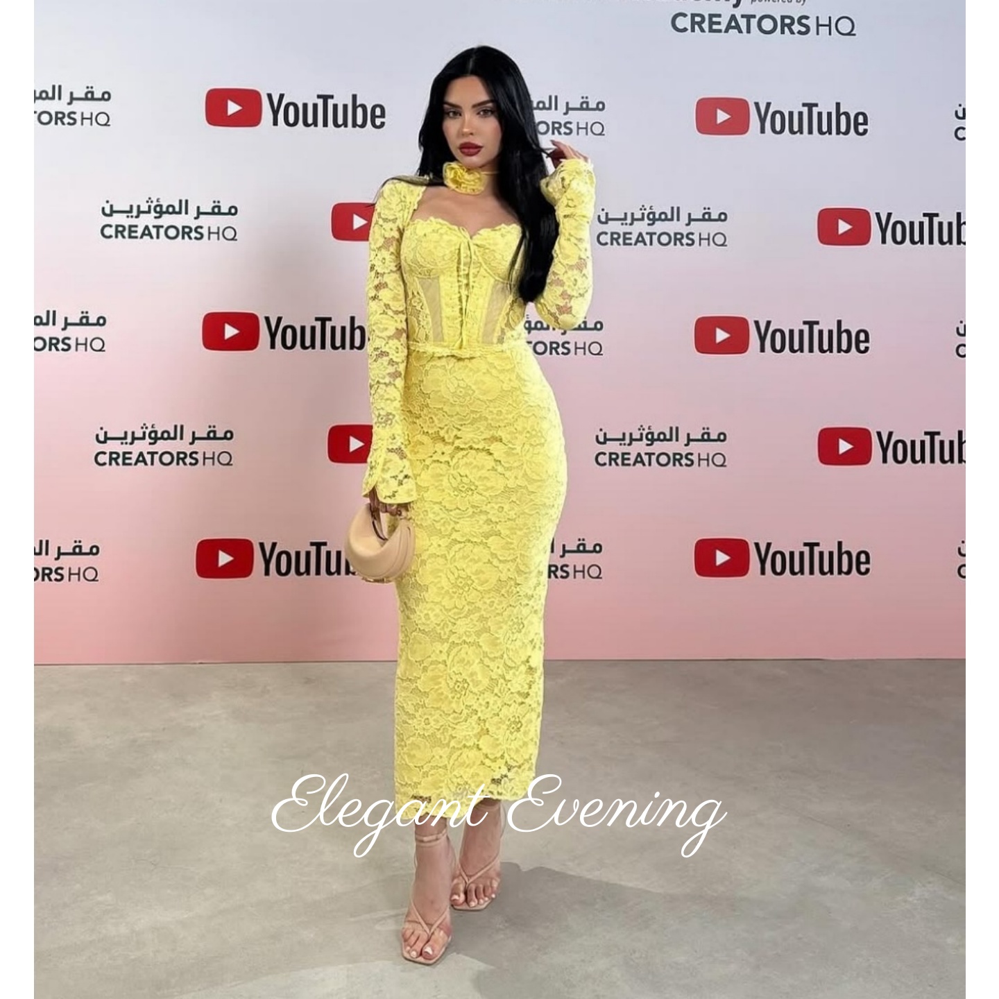 Abito da ballo in pizzo giallo - Embroidery Yellow Dress recensione e prezzo
