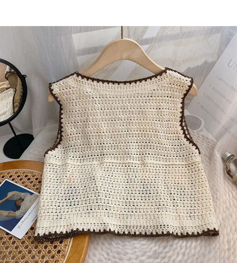 Gilet in maglia all'uncinetto  - Embroidery Vest recensione e prezzo