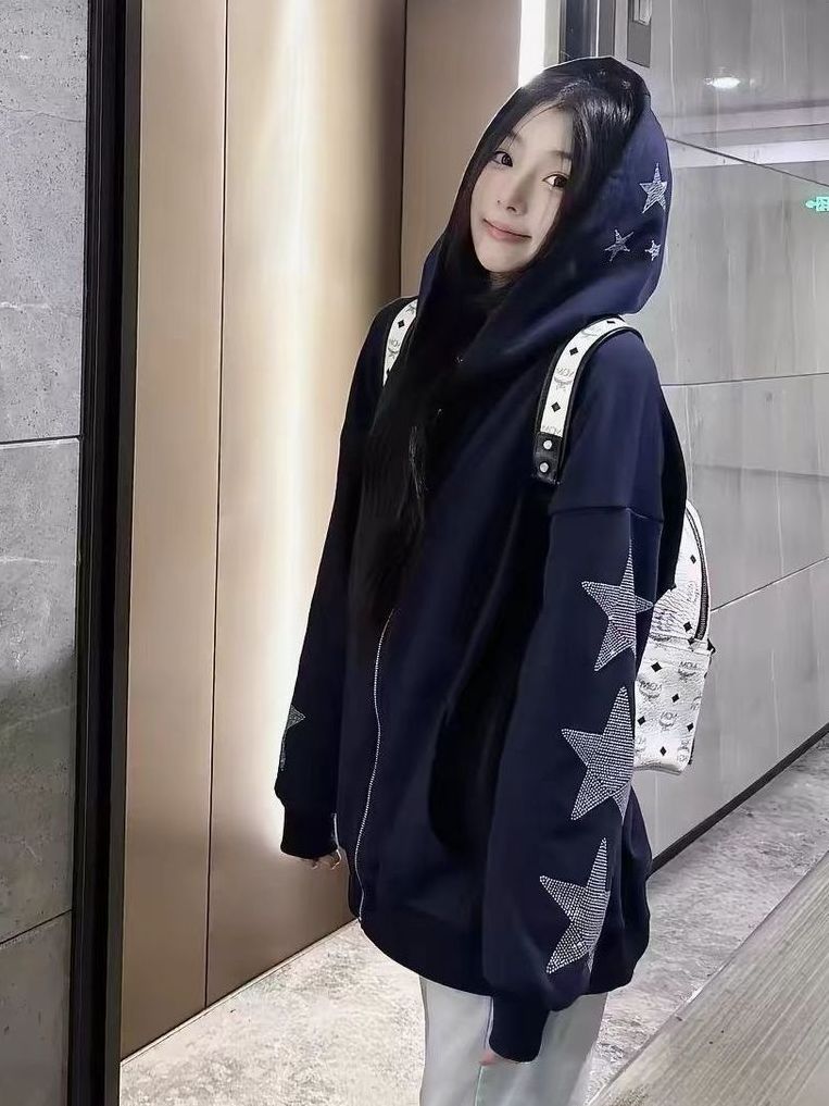 Felpa con Cappuccio Vintage Co - Embroidery Zip Up Hoodie recensione e prezzo
